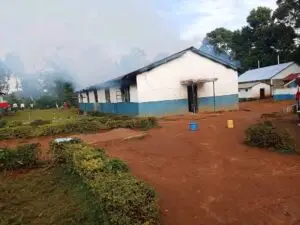 Breaking News Bukhalalire Secondary School Dormitory in Busia County on Fire