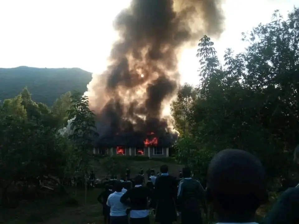 John Mbadi Oma Secondary School Dormitory on fire