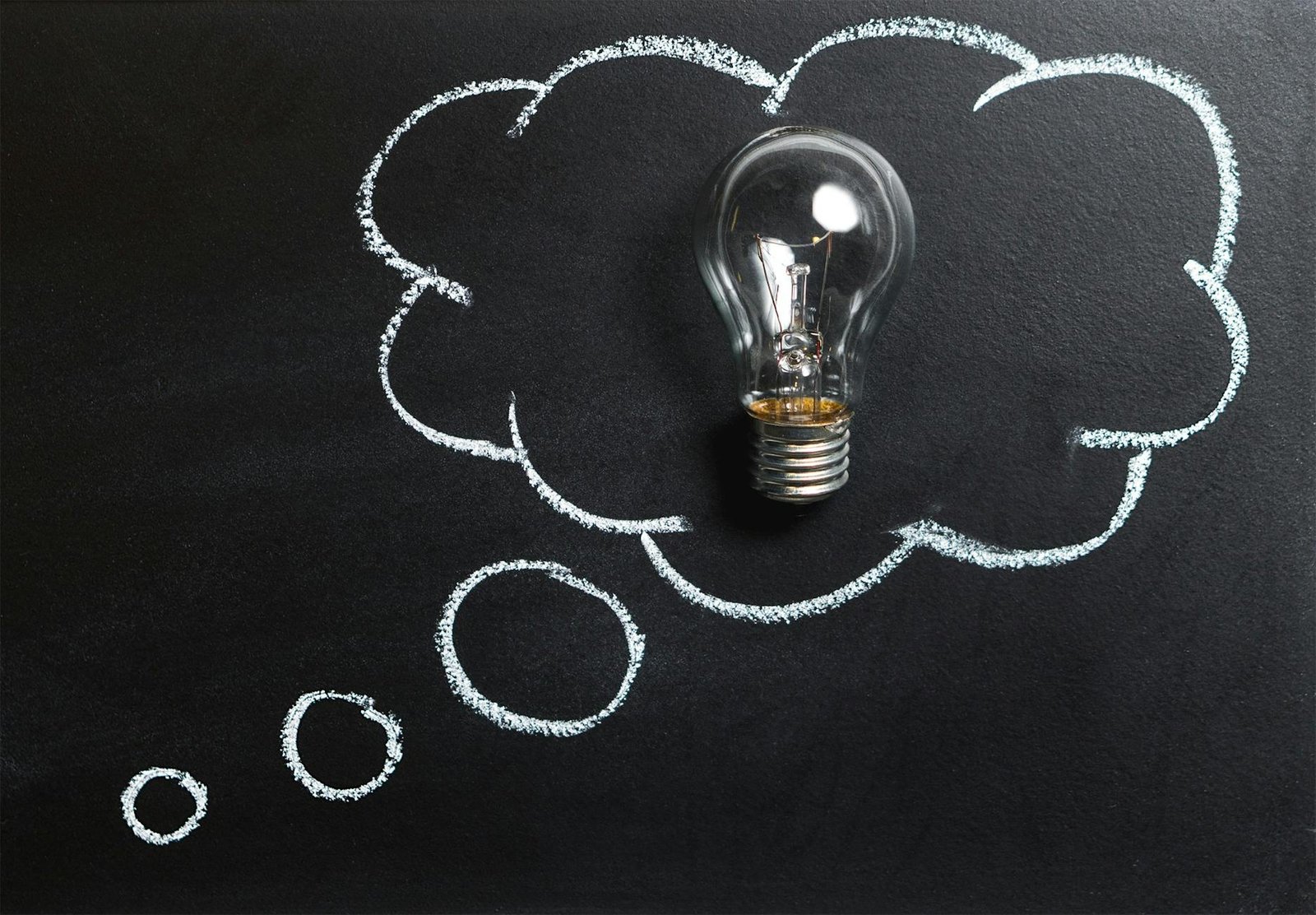 https://www.pexels.com/photo/clear-light-bulb-placed-on-chalkboard-355952/