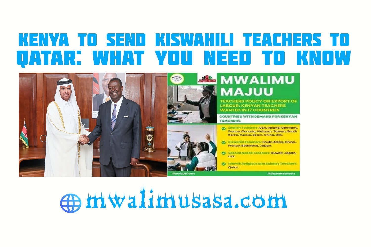 Kenya to Send Kiswahili Teachers to Qatar: What You Need to Know